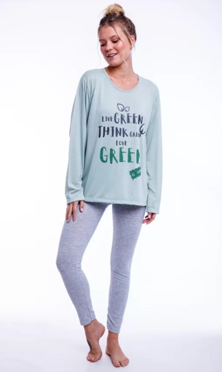 Imagem de Pijama Feminino Live Green Calça legging e Blusa