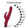 Imagem de Vibrador Jack Rabbit - 10 Velocidades - Ponto G - Cor Vermelho