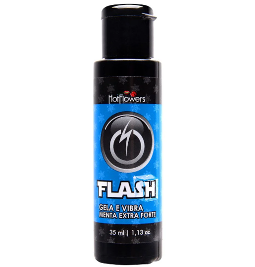 Imagem de Flash Gela E Vibra Menta Extra Forte 35Ml Hot Flowers